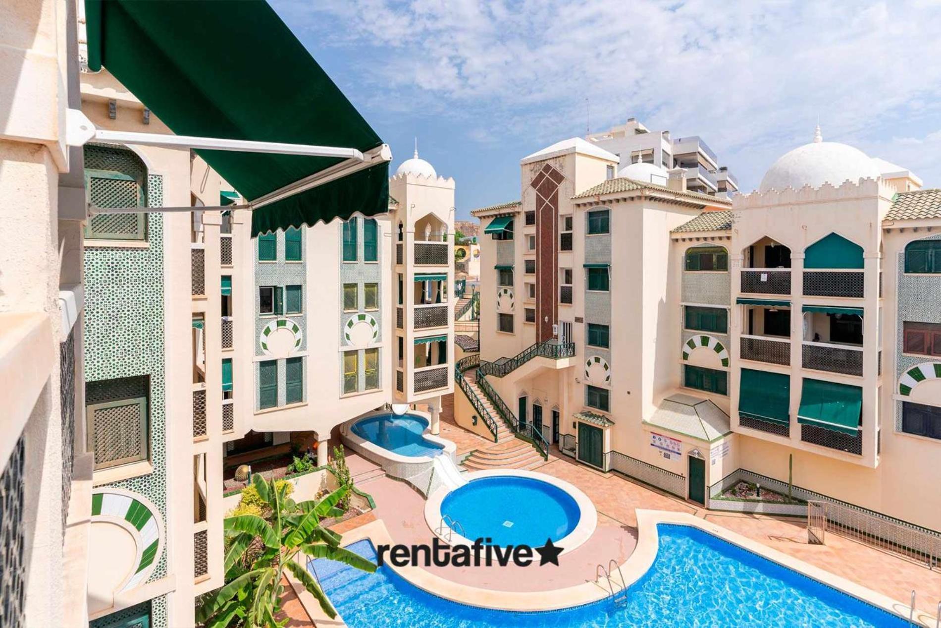 Rentafive Varadero Con Piscina Playa Y Terraza Santa Pola Exteriör bild